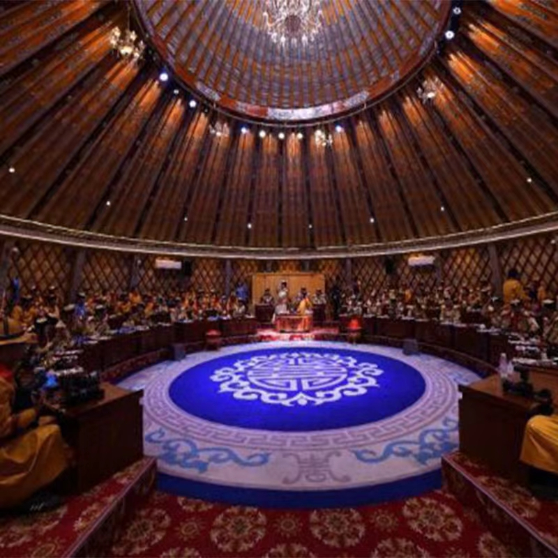 蒙古包地毯 民族風地毯 蒙古包圓形地毯